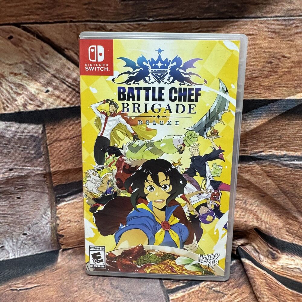 Battle Chef Brigade Deluxe Nintendo Switch Best Buy Variant Cover Art No Game